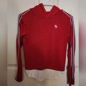 Abercrombie Kids Red Knit Sweater